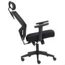 Ver imagem 6 de Cadeira de Escritório Presidente Ergonômica Preta Mesh Gamer