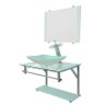 Gabinete de Vidro 60cm para Banheiro Cuba Chanfrada Branco - DaHora - 1