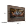 Painel Buzios 120cm para TV 48 Polegadas Chocolate - 3