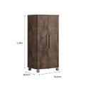 Ver imagem 3 de Armário Multiuso Michele 2 Portas 1,10m Chocolate