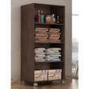 Ver imagem 2 de Armário Multiuso Michele 2 Portas 1,10m Chocolate