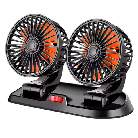 Ventilador Mesa Duplo Usb Escritorio Carro Automotivo Escrivaninha Home Office Estudos 2 Velocidades