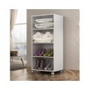 Ver imagem 2 de Armário Multiuso Michele 2 Portas 1,10m Branco