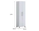 Ver imagem 3 de Multiuso Multiuso Manuela 2 Portas 1,80M Branco