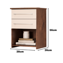 Ver imagem 6 de Mesa de Cabeceira 2 Gavetas Bruna