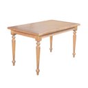 Ver imagem 1 de Mesa de Jantar Madeira Maciça Rústica Retangular 140x80cm Francisca - Natural