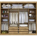 Ver imagem 5 de Guarda-roupa Casal 6 Portas com Espelho e 6 Gavetas Valencia