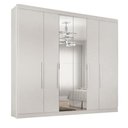 Ver imagem 7 de Guarda-Roupa Casal Valencia 6 Portas 6 Gavetas com Espelho