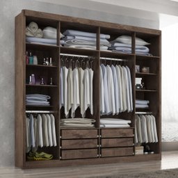 Guarda-roupa Casal 6 Portas e 6 Gavetas Valencia - 3