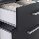 Ver imagem 4 de Cômoda Preta 8 Gavetas Raissa Ônix