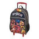 Ver imagem 2 de Mochila + Bolsa Lante Miraculous Ladybug Girls Pacific Ganhe - Preto