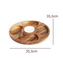 Ver imagem 2 de Petisqueira Redonda com Porcelana