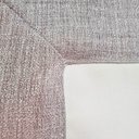 Ver imagem 2 de Toalha Mesa Gabardine Borda Linho 1,45x2,90 8 Lugares Branco
