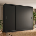 Ver imagem 1 de Guarda-Roupa Casal 3 Portas de Correr e 2 Gavetas Paris