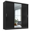Ver imagem 5 de Guarda-roupa Casal 3 Portas de Correr com Espelho e 2 Gavetas Paris