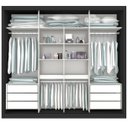 Ver imagem 4 de Guarda-roupa Casal 3 Portas de Correr com Espelho Sevilha