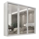 Ver imagem 7 de Guarda-Roupa Casal 3 Portas de Correr com Espelho Sevilha
