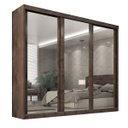 Ver imagem 7 de Guarda-roupa Casal 3 Portas de Correr com Espelho Sevilha