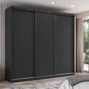 Ver imagem 2 de Guarda-Roupa Casal 3 Portas de Correr e 6 Gavetas Sevilha