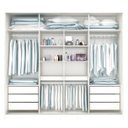 Ver imagem 5 de Guarda-roupa Casal 3 Portas de Correr com Espelho e 6 Gavetas Sevilha