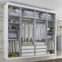 Ver imagem 3 de Guarda-roupa Casal Valencia 6 Portas 6 Gavetas