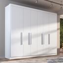 Ver imagem 2 de Guarda-roupa Casal Valencia 6 Portas 6 Gavetas