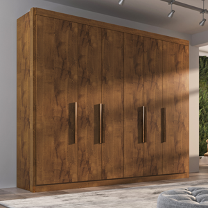 Guarda-roupa Casal 6 Portas e 6 Gavetas Valencia