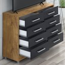 Ver imagem 3 de Cômoda 8 Gavetas Raissa