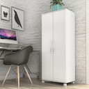 Ver imagem 1 de Armário de Escritório Marcela 2 Portas 4 Prateleiras 140cm