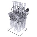 Ver imagem 1 de Jogo de Talheres 24 peças Transparente - Jiale