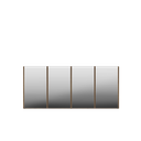 Ver imagem 7 de Aparador Buffet 4 Portas com Espelho Vegas Rustic