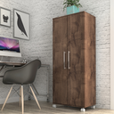 Ver imagem 1 de Armário de Escritório Marcela 2 Portas 4 Prateleiras 140cm