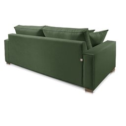 Sofá Living 2 Lugares Hotello Veludo Verde 1,8m - 3