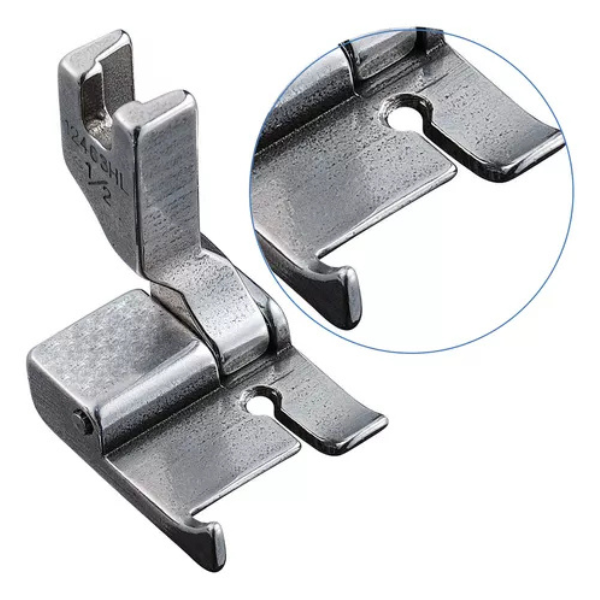 Kit 05 Pé Calcador Pesponto Guia Fixo Reta Industrial Direito 12,7mm - 12463 1/2 Rh - P818r - 2