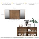 Ver imagem 4 de Aparador Buffet com Espelho Vegas Rustic