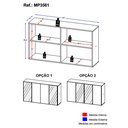 Ver imagem 5 de Aparador Buffet com Espelho Vegas Rustic