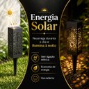 Ver imagem 5 de Luminária Espeto Solar LED Jardim Mandala Square 3000k Luz Quente