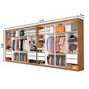 Ver imagem 4 de Closet Casal Duplo Rubi 8 Gavetas