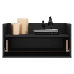 Mesa de Cabeceira 60cm Suspensa Multimóveis Preta - 5 Mesa de Cabeceira 60cm Suspensa Multimóveis Preta - 5