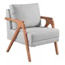 Poltrona Mona Linho Cinza - Kimi Design - 2