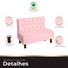 Canto Italy Confortável para Apartamento Cozinha e Restaurantes Suede Rosa Bebe - 7