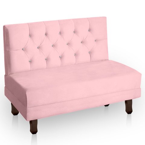 Canto Italy Confortável para Apartamento Cozinha e Restaurantes Suede Rosa Bebe