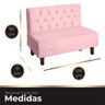 Canto Italy Confortável para Apartamento Cozinha e Restaurantes Suede Rosa Bebe - 6