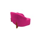 Ver imagem 6 de Namoradeira Sofá Feijão Moscou 150cm Orgânica Veludo Rosa Pink