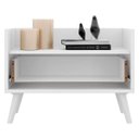 Ver imagem 5 de Gabinete Armário Banheiro 60cm com Pés Retrô Multimóveis Branco