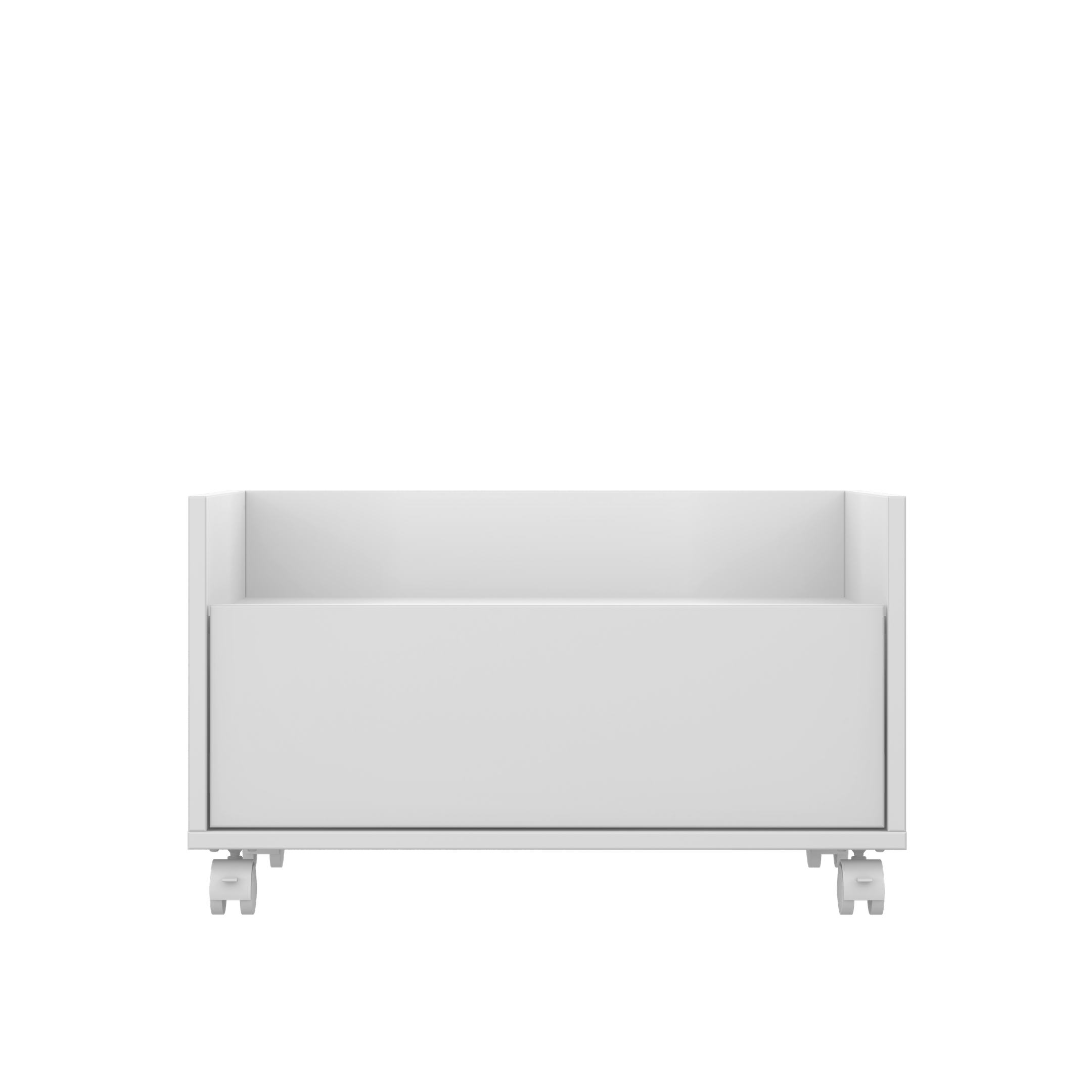 Gabinete Armário Banheiro 60cm com Rodízios Multimóveis Branco - 6