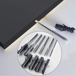 Prateleira Flutuante para Banheiro Kit 2 com Suporte Invisível Cp1 Yara Preto - Lumil Lumil Móveis - 5