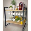 Ver imagem 3 de Aparador de Ferro Estilo Cantinho do Café Estilo Industrial Mdf