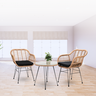 Conjunto de Área Externa/ Jardim Sky com 3 Peças – 2 Cadeiras e Mesa de Centro Elegante - 10