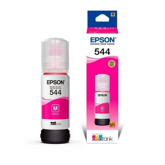 Tinta para Eco Tank Magenta/vermelho T544 - T544320 - Epson Pt 1 Un (original)